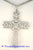 18kt White Gold Diamond 1.60ct. tw. Ladies Cross