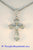 14kt White Gold Diamond Ladies Cross