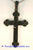 18kt White Gold Black Diamond 1.25ct. tw. Cross