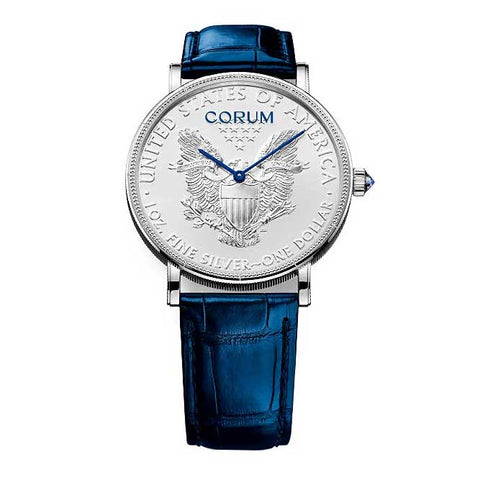 Corum Silver Dollor Coin C082/03059 - 082.646.01/0003 MU53