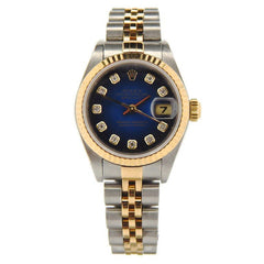 Rolex DateJust Ladies Diamond Two Tone Watch 79173 Pre-owned