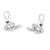Tiffany & Co. Platinum Diamond 5.50 ct Knot Earrings