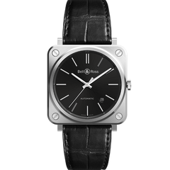 Bell & Ross Midsize BR S Black Steel BRS92-BLC-ST/SCR Men's Watch