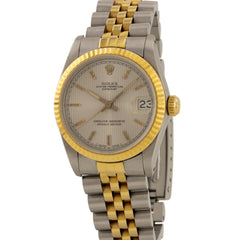 Rolex DateJust Mid-Size Two Tone 68273 Pre-Owned Watch.