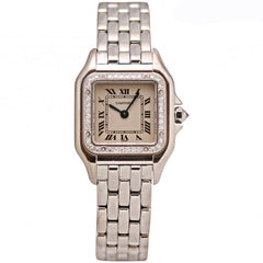 Cartier Panther Ladies 18k White Gold with Diamonds