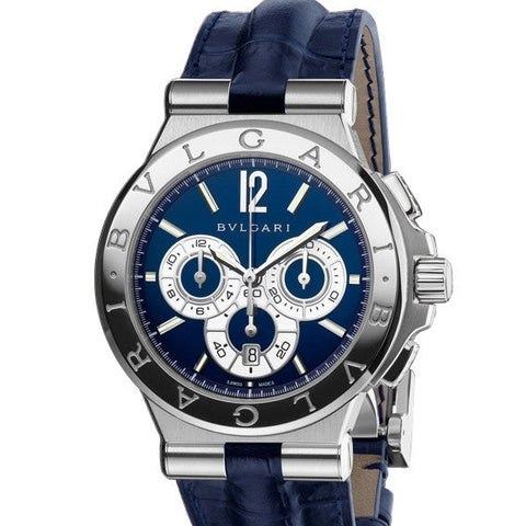 Bvlgari Diagono Men's Chronograph DG42C3SLDCH