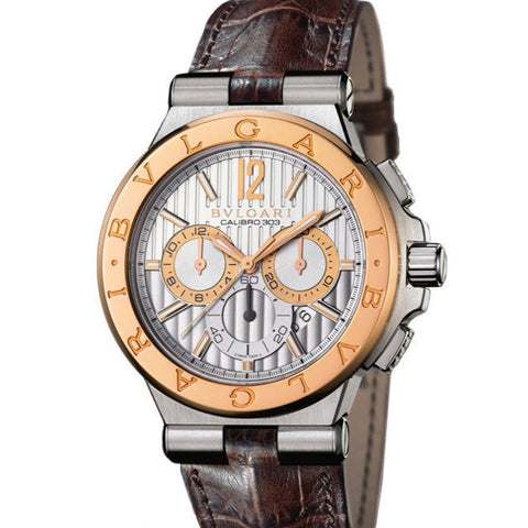 Bvlgari Diagono Men's Chronograph DG42C6SPGLDCH