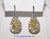 18k White Gold Earrings with Fancy Yellow Diamonds