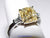 Platinum and 18k Yellow Gold Ladies Fancy Yellow Diamond Ring