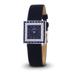 Piaget Vintage Square Diamond and Blue Sapphire 9203