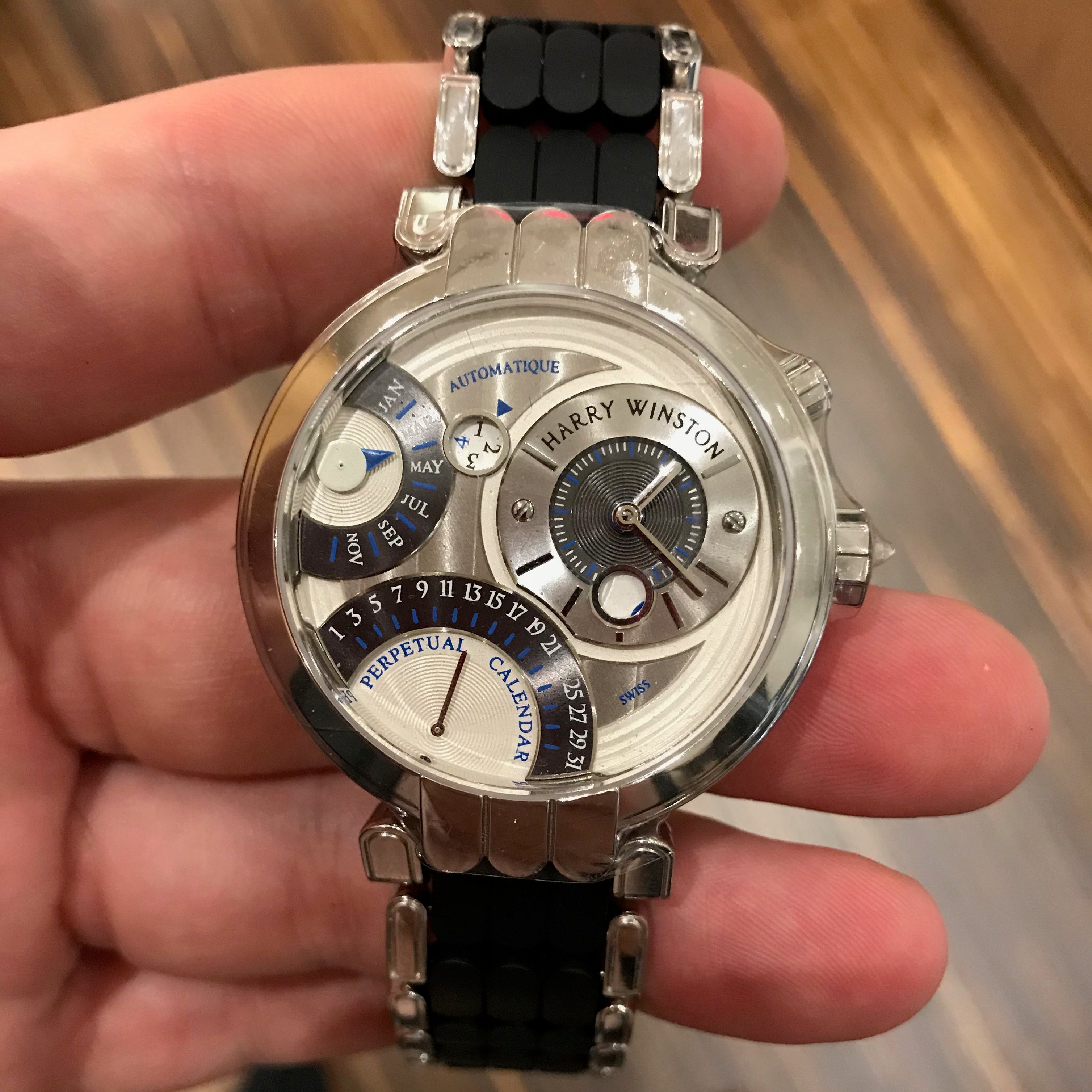 Harry Winston Premier Excenter Perpetual Calendar