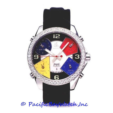Jacob & Co. JC4-R Men's 5 Time Zone 5ct Bezel