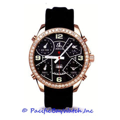 Jacob & Co. JC-9 Men's 5 Time Zone 3.25ct Bezel