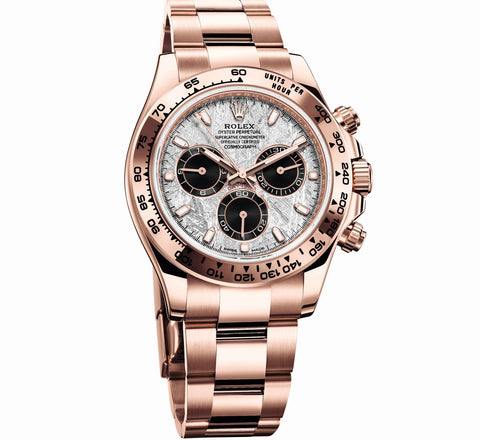 Rolex Daytona 18k Rose Gold Meteorite Dial 116505