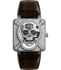Bell & Ross BR 01 Diamond Skull BR01-SKULL-SK-FLD