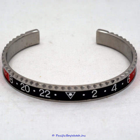 Speedometer Rolex GMT Style Bangle Bracelet for Men.