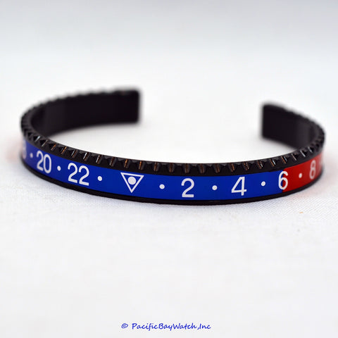 Speedometer Rolex GMT Style Bangle Bracelet for Men.