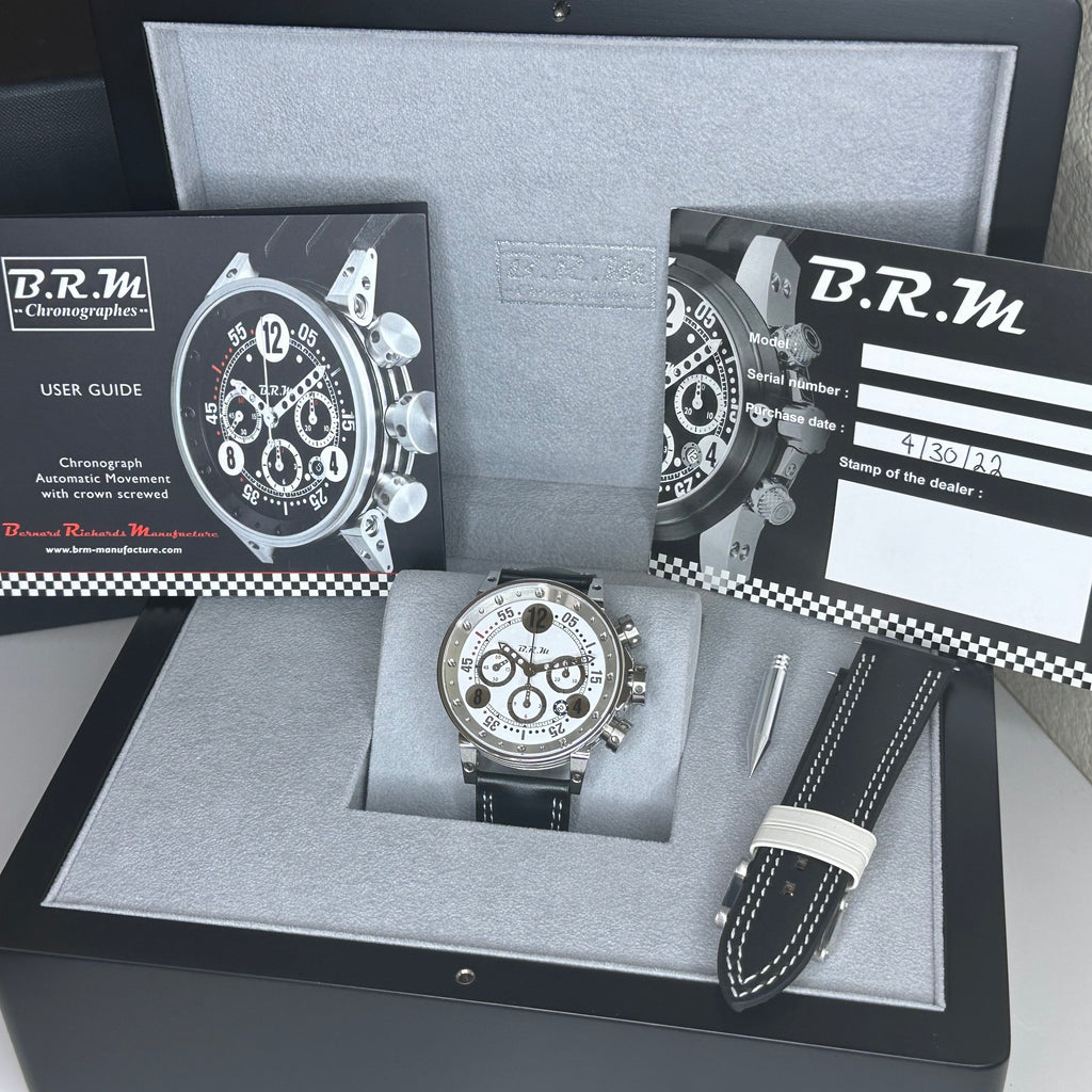 BRM Racing Stainless Steel 44mm V12 44 Men s Watch Pacific Bay Watch