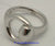 Ladies Ring By Gucci Horsebit White Gold 6 3/4 sz.