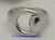 Ladies Ring By Gucci Horsebit White Gold 6 3/4 sz.