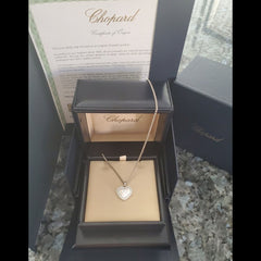 Chopard 18kt White Gold Happy Diamonds Pendant 794516-1001
