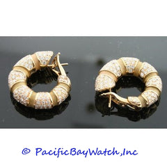 Ladies Earrings by Mauboussin in Yellow Gold with Diamonds