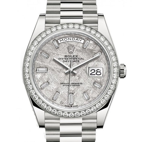 Rolex President II Men's Meteorite Diamond 228349